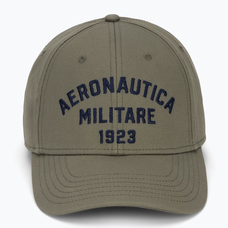 Vyriška kepurė su snapeliu Aeronautica Militare HA1104UCT02 smokey olive 2