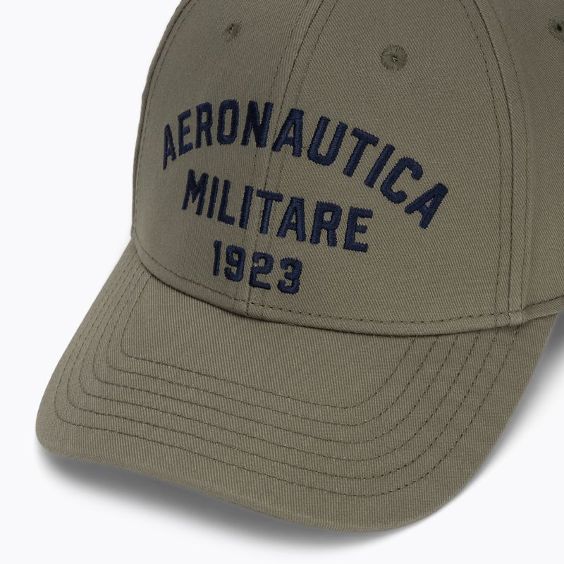 Vyriška kepurė su snapeliu Aeronautica Militare HA1104UCT02 smokey olive 3