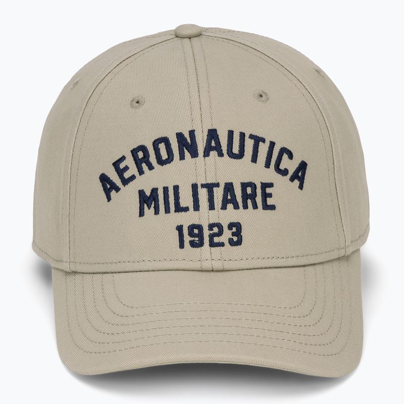 Vyriška kepurė su snapeliu Aeronautica Militare HA1104UCT02 taupe beige 2