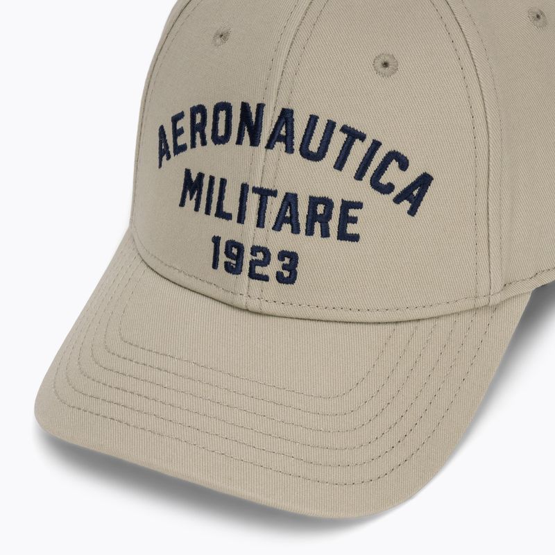 Vyriška kepurė su snapeliu Aeronautica Militare HA1104UCT02 taupe beige 3
