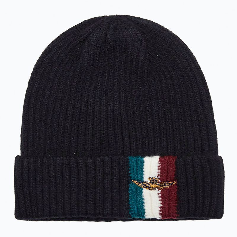 Vyriška žieminė kepurė Czapka Aeronautica Militare 262CU0094UL00555 jet black