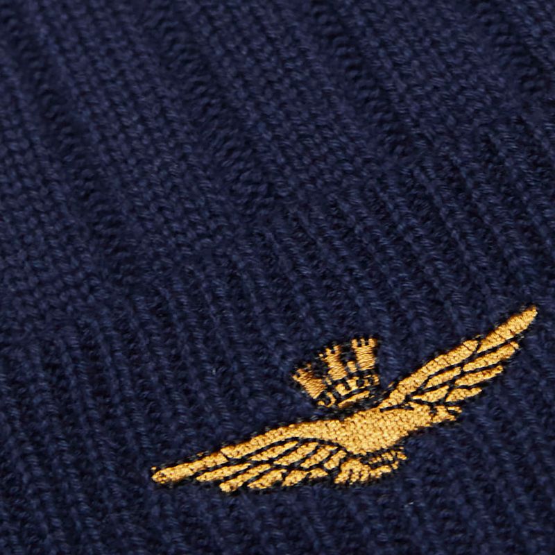 Vyriška žieminė kepurė Czapka Aeronautica Militare 262CU0098UL00485 blu navy 3