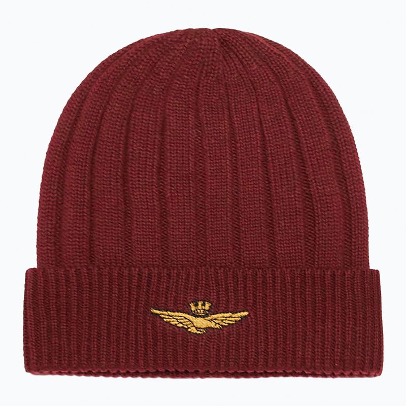 Vyriška žieminė kepurė Czapka Aeronautica Militare 262CU0098UL00485 bordeaux
