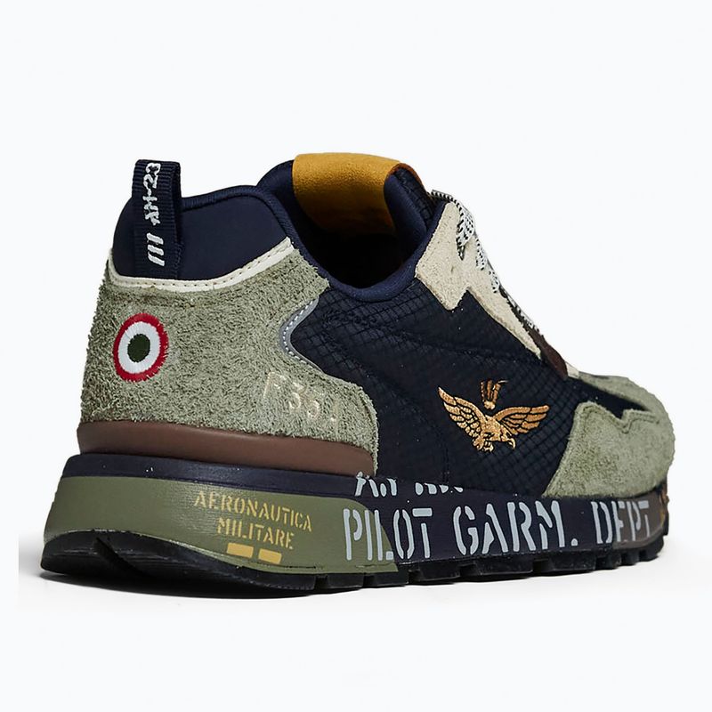 Vyriški batai Buty Aeronautica Militare 262SC0276UCT03546 Furry verde/blu 3