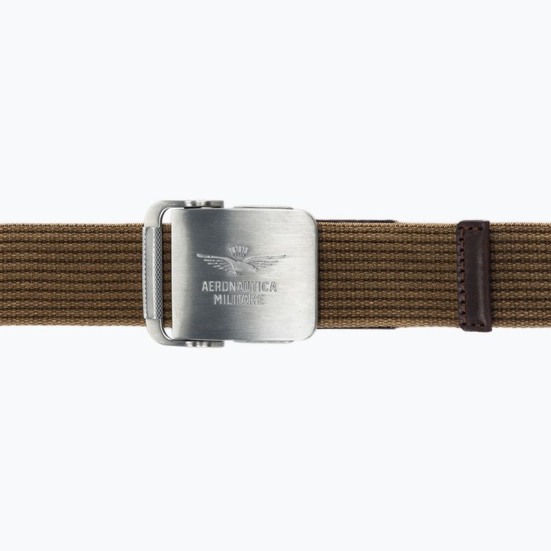 Vyriškas kelnių diržas Pasek Aeronautica Militare 262CI0319UCT04306 caffelatte 2