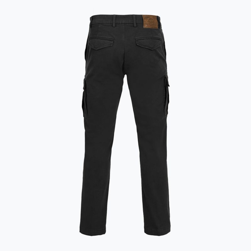 Vyriškos kelnės Spodnie Aeronautica Militare 262PA1740UCT04381 jet black 2