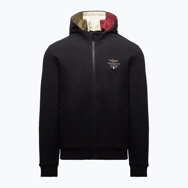 Vyriškas džemperis Aeronautica Militare 262FE2097UF00662 Hoodie jet black