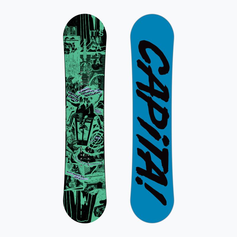Vaikiška snieglentė CAPiTA Scott Stevens Mini black-green 1221143