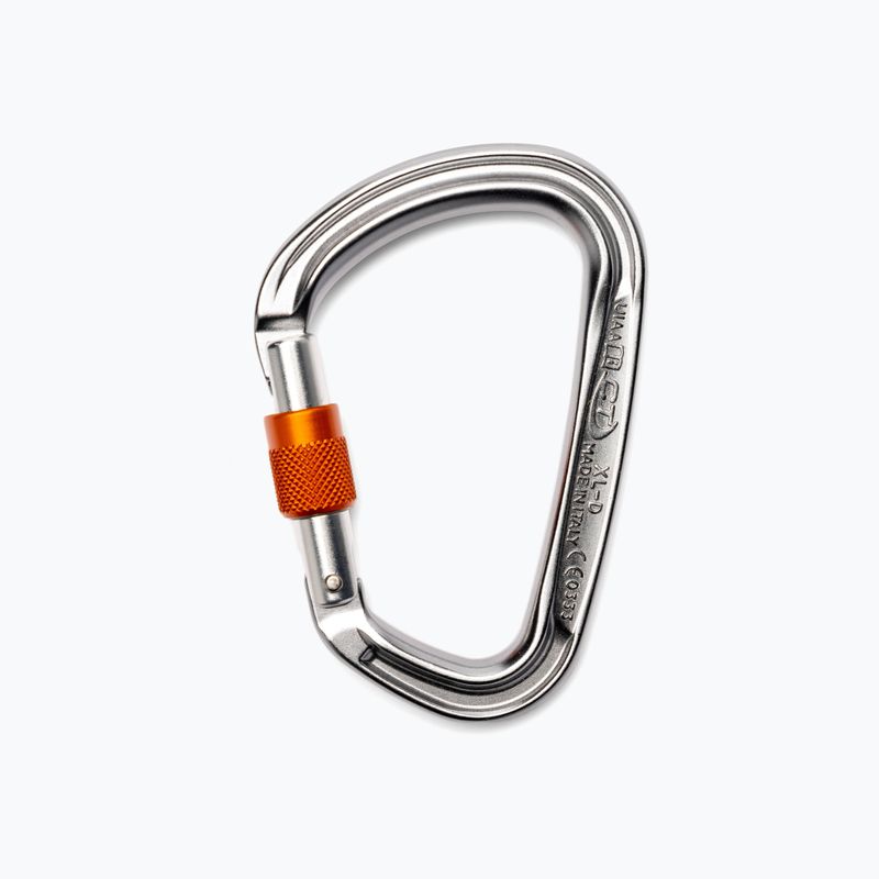 Climbing Technology Xl-D SG karabinas sidabrinės-oranžinės spalvos 2C47800 ZPE 2