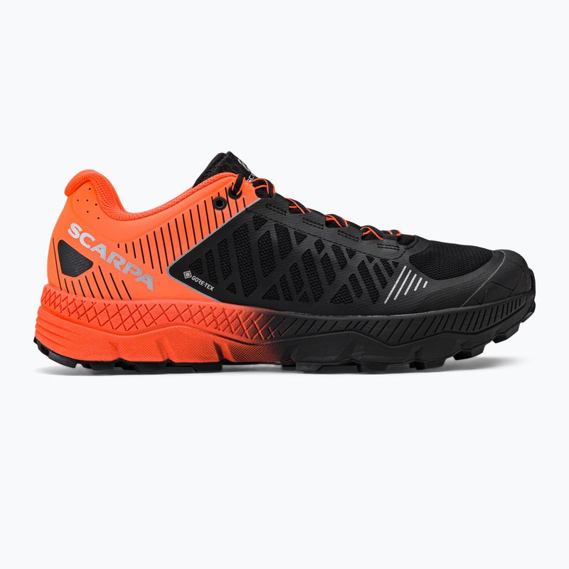 Vyriški bėgimo bateliai SCARPA Spin Ultra black/orange GTX 33072-200/1 2