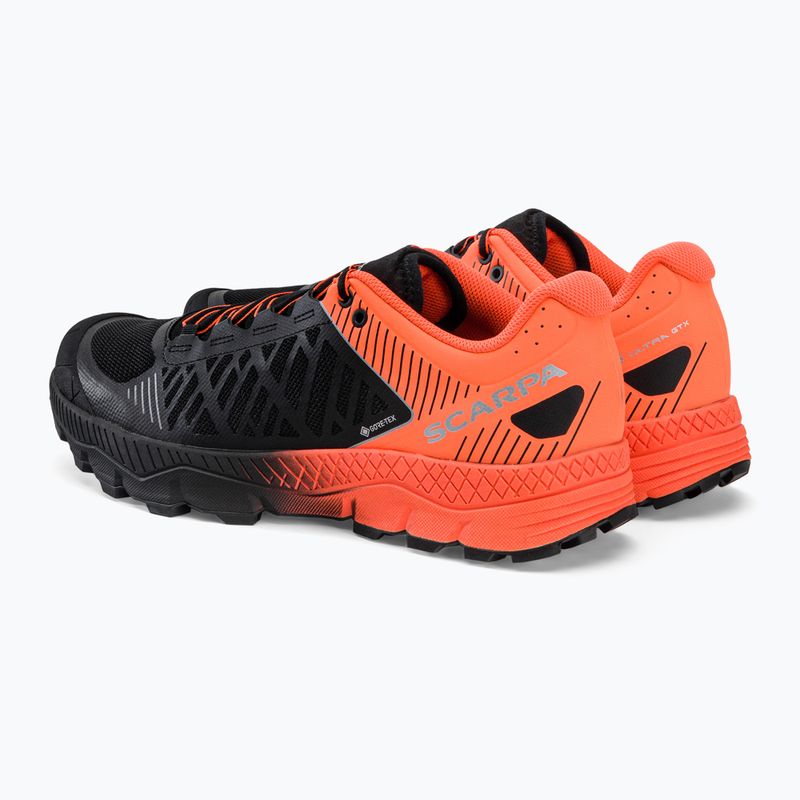 Vyriški bėgimo bateliai SCARPA Spin Ultra black/orange GTX 33072-200/1 3