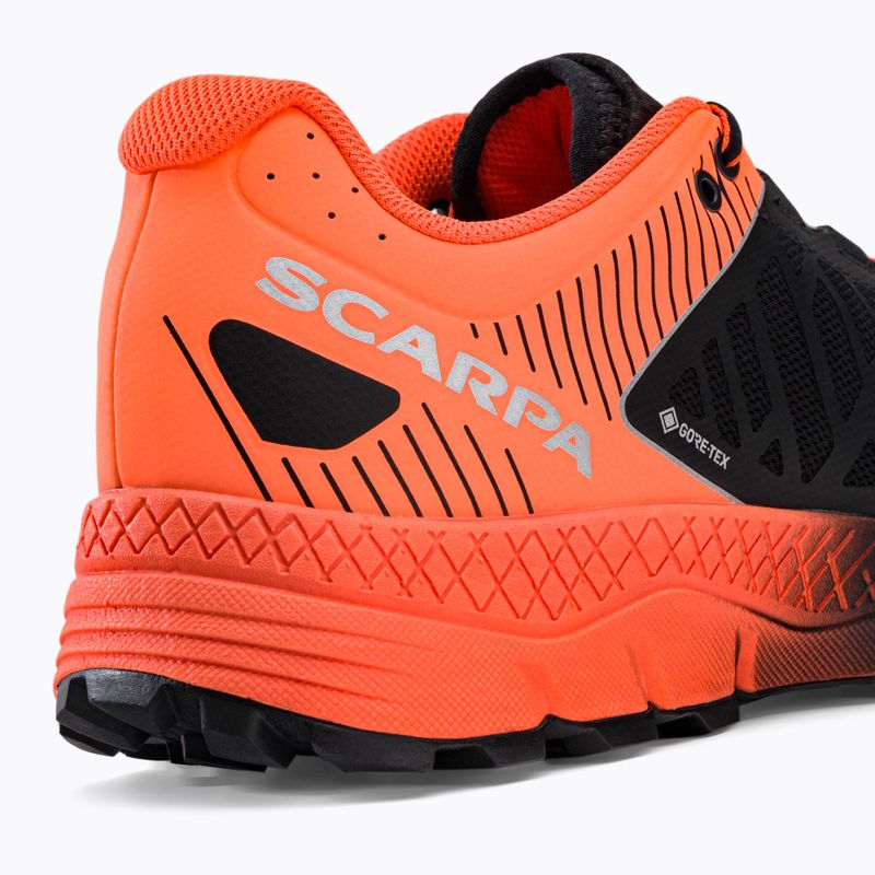 Vyriški bėgimo bateliai SCARPA Spin Ultra black/orange GTX 33072-200/1 8