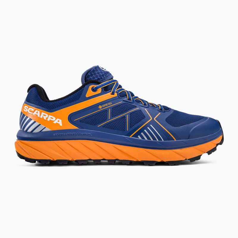 SCARPA Spin Infinity GTX vyriški bėgimo bateliai navy blue-orange 33075-201/2 2