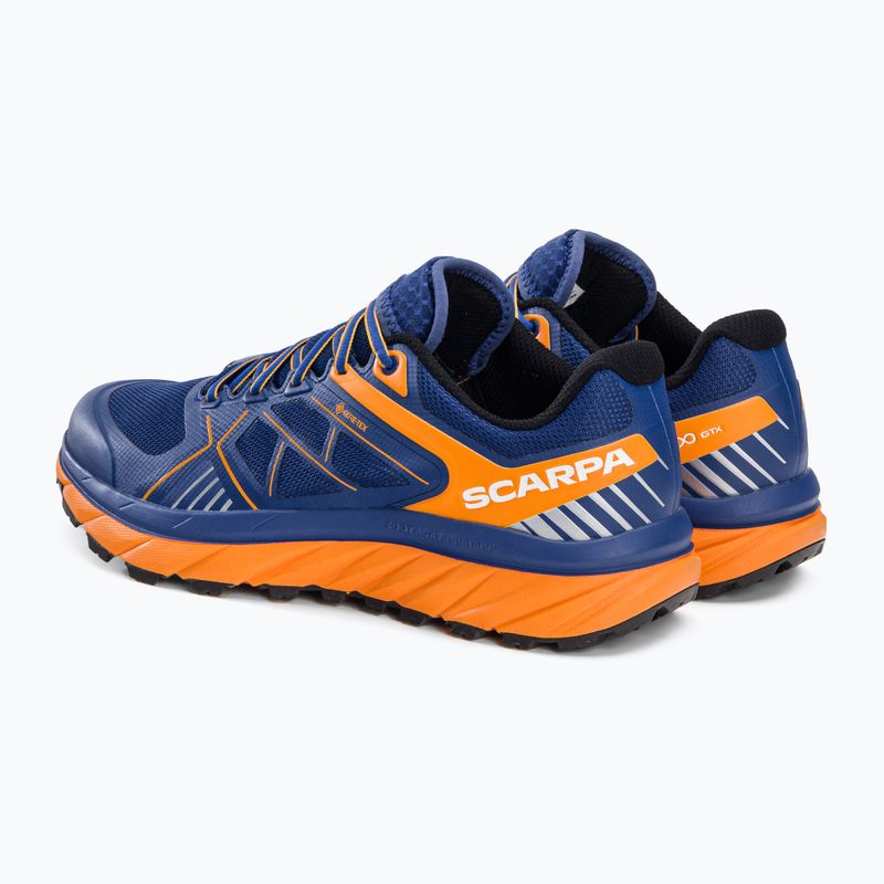 SCARPA Spin Infinity GTX vyriški bėgimo bateliai navy blue-orange 33075-201/2 3