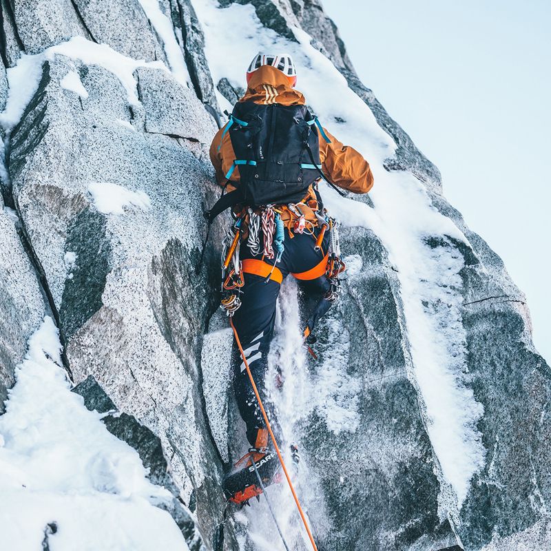 Vyriški aukštų kalnų batai SCARPA Phantom 6000 black/ bright orange 14