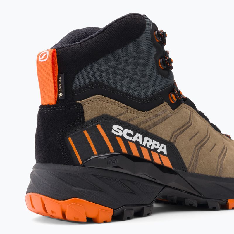 Vyriški trekingo batai SCARPA Rush TRK GTX desert/mango 9