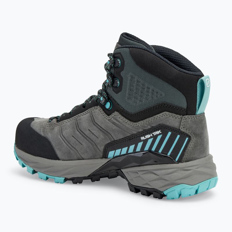 Moteriški žygio batai SCARPA Rush TRK GTX midgray/aqua 3