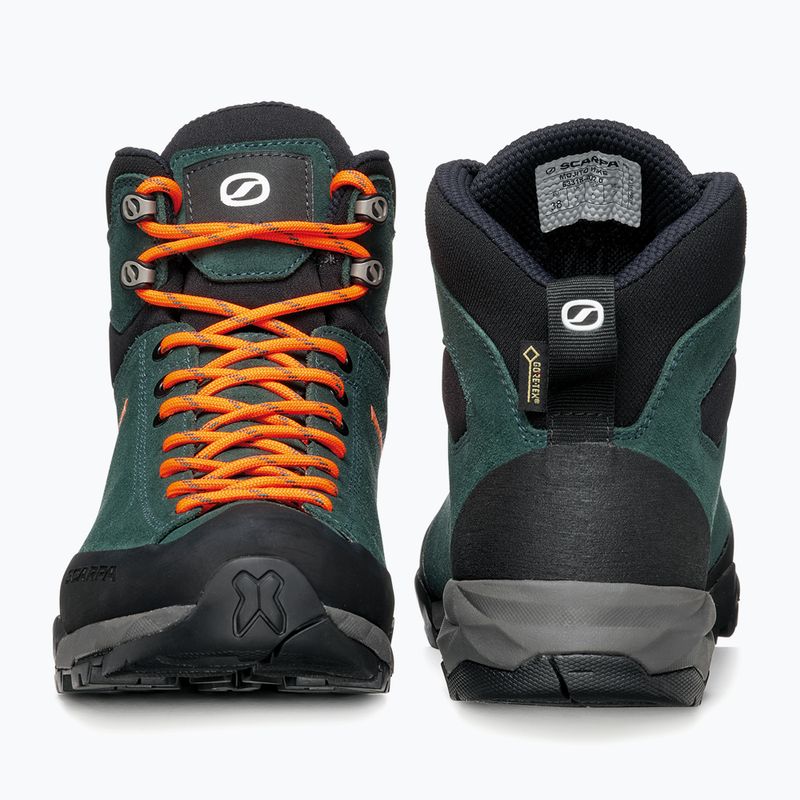 Moteriški žygio batai SCARPA Mojito Hike GTX botanic green/orange pop 12