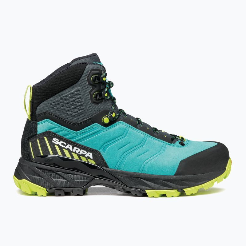 Moteriški trekingo batai SCARPA Rush TRK GTX ceramic/sunny lime 12