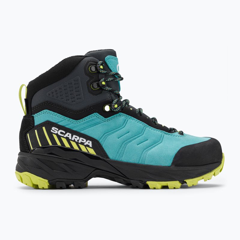 Moteriški trekingo batai SCARPA Rush TRK GTX ceramic/sunny lime 2