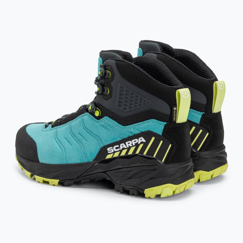 Moteriški trekingo batai SCARPA Rush TRK GTX ceramic/sunny lime 3