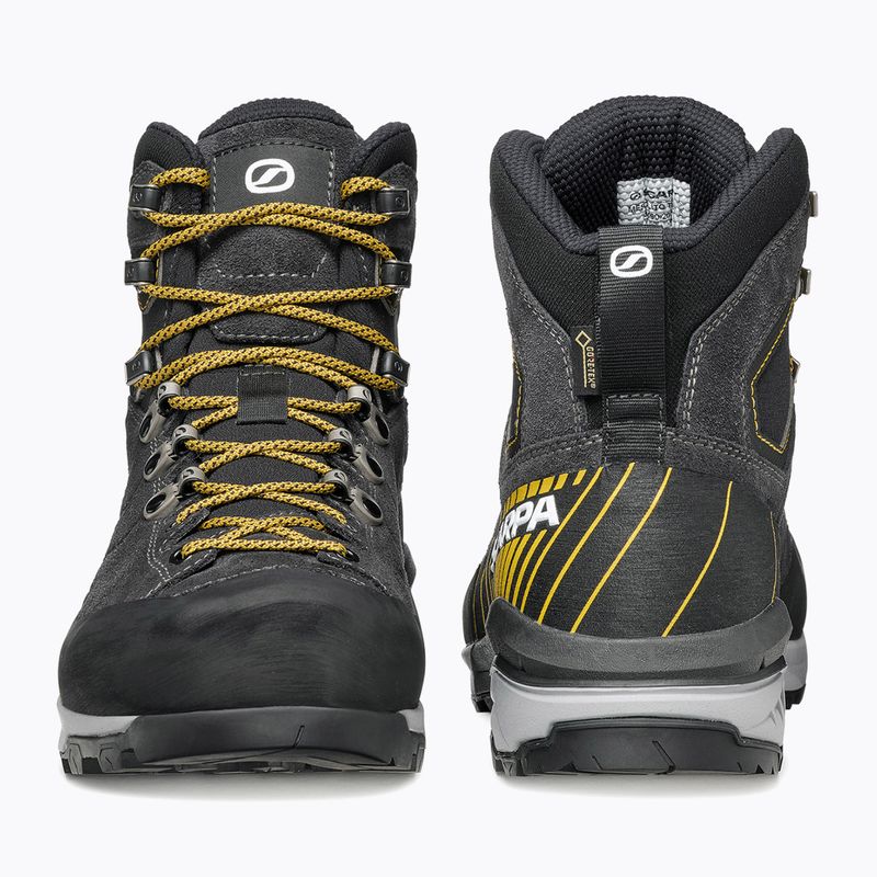 Vyriški žygio batai SCARPA Mescalito TRK GTX dark anthracite/ mustard 4