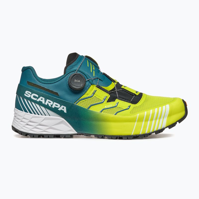 Vyriški bėgimo batai SCARPA Ribelle Run Kalibra HT lime green/deep lagun