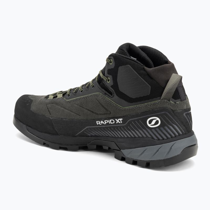 Vyriški priėjimo prie trasų batai SCARPA Rapid XT Mid GTX shark/military 3