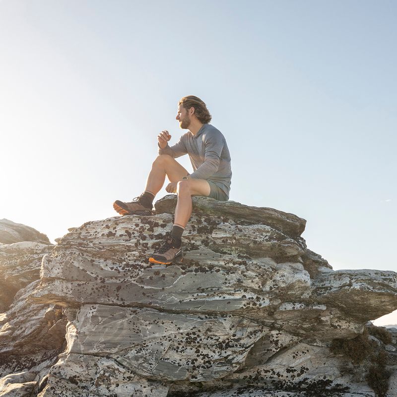 Vyriški žygio batai SCARPA Rush TRK GTX brown/orange 15