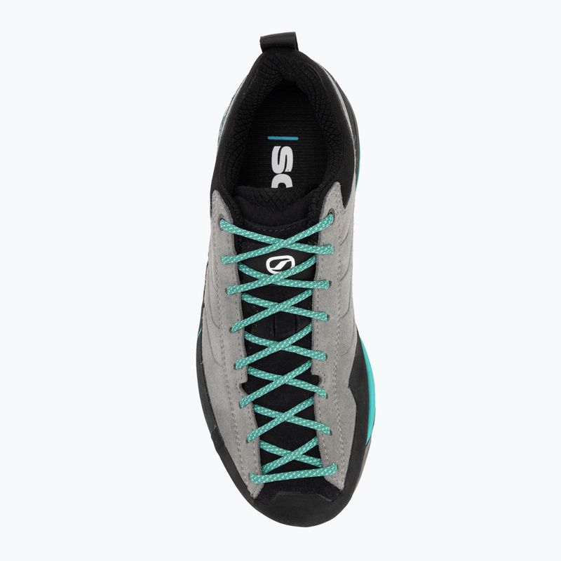 Moteriški priėjimo prie trasų batai SCARPA Mescalito smoke/tropical green 5