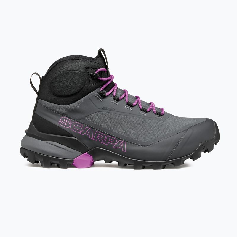 Moteriški žygio batai SCARPA Ribelle Cross 2 Mid GTX dark gray/purple 2