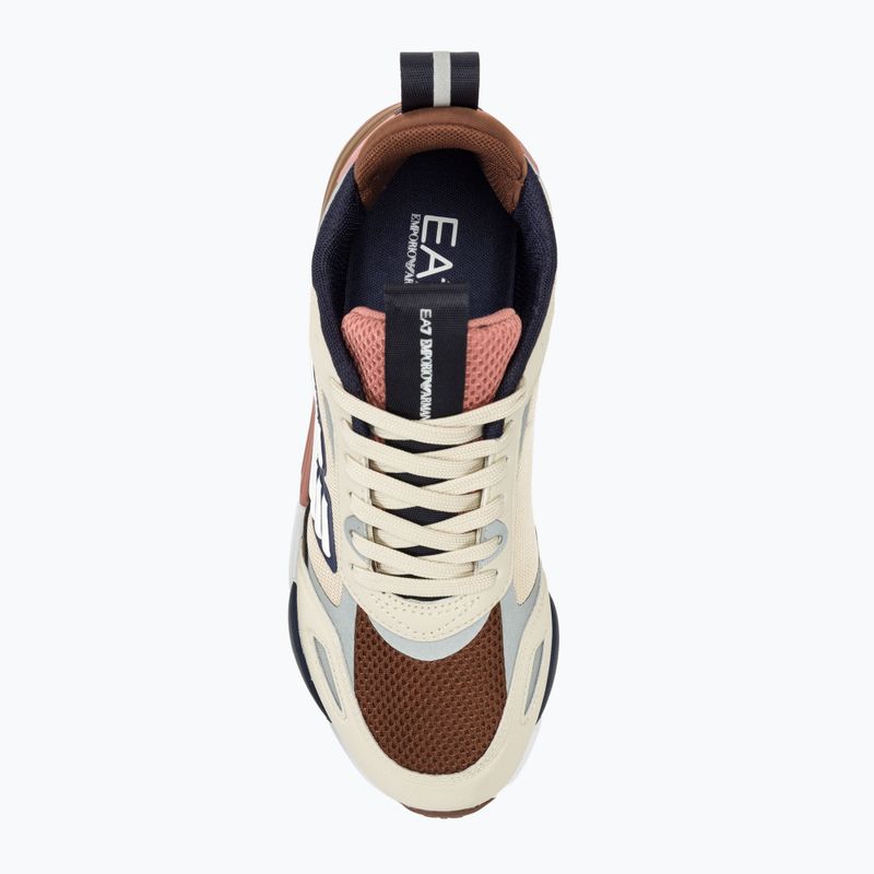Batai EA7 Emporio Armani Ace Runner rainy day/black iris/emperador/terracotta 5