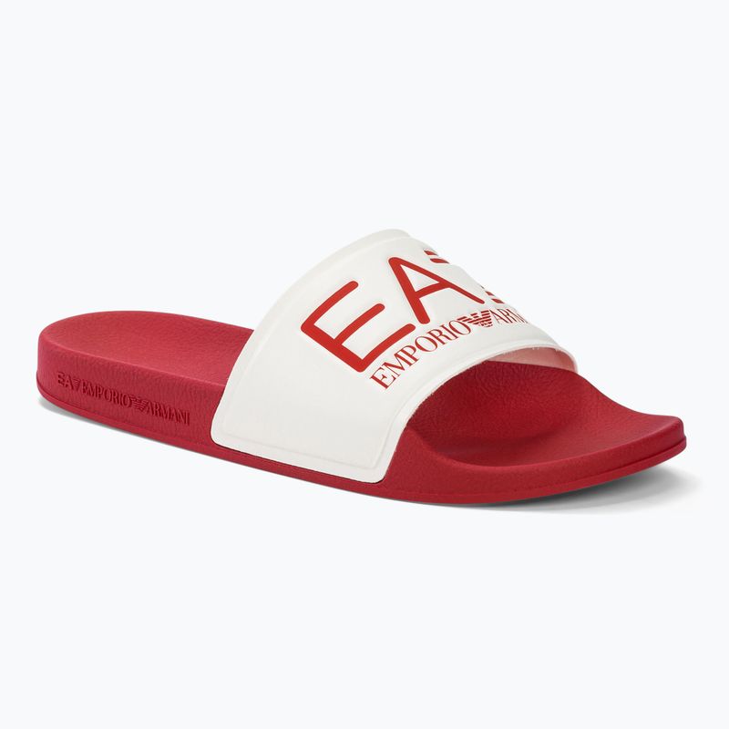 Šlepetės EA7 Emporio Armani Water Sports Visibility salsa/white