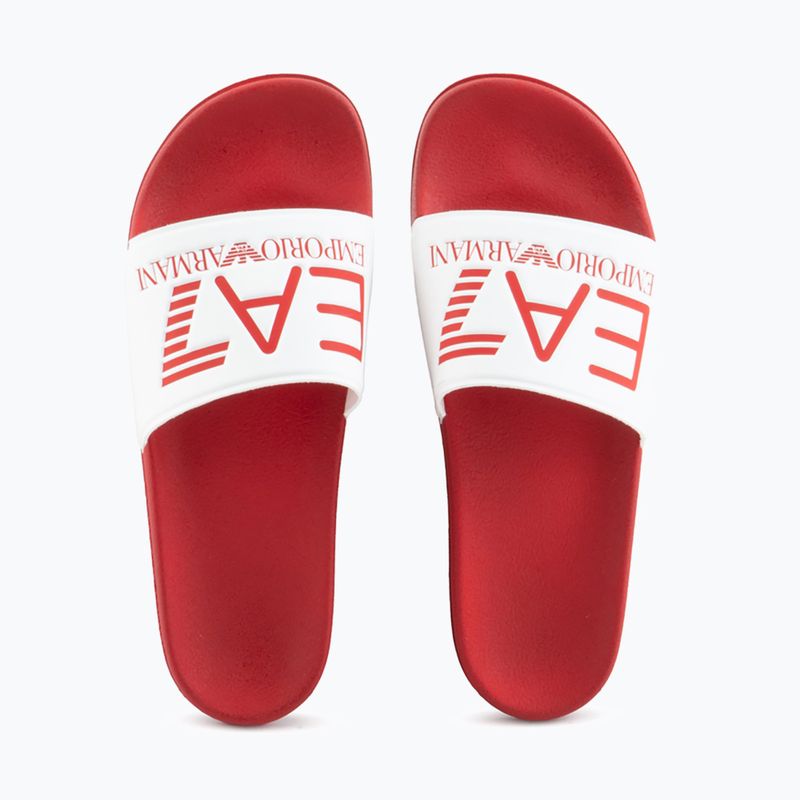 Šlepetės EA7 Emporio Armani Water Sports Visibility salsa/white 12