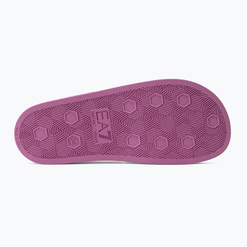 Šlepetės EA7 Emporio Armani Water Sports Visibility cyclamen/white 4