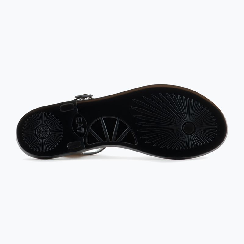 Moteriški sandalai EA7 Emporio Armani Water Sports Jelly Graphic monogram black graphic/black logo 4