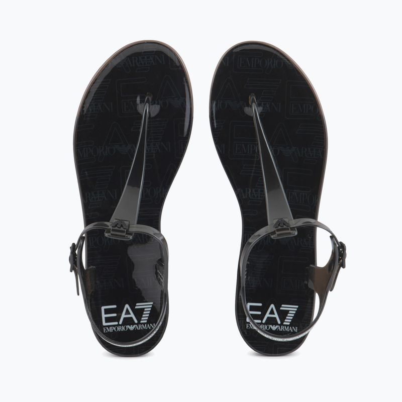 Moteriški sandalai EA7 Emporio Armani Water Sports Jelly Graphic monogram black graphic/black logo 5