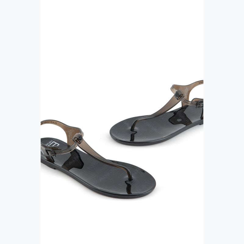 Moteriški sandalai EA7 Emporio Armani Water Sports Jelly Graphic monogram black graphic/black logo 6
