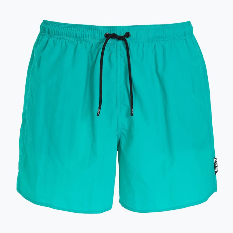 Vyriški maudymosi šortai EA7 Emporio Armani Water Reactive Monogram Boxer spectra green
