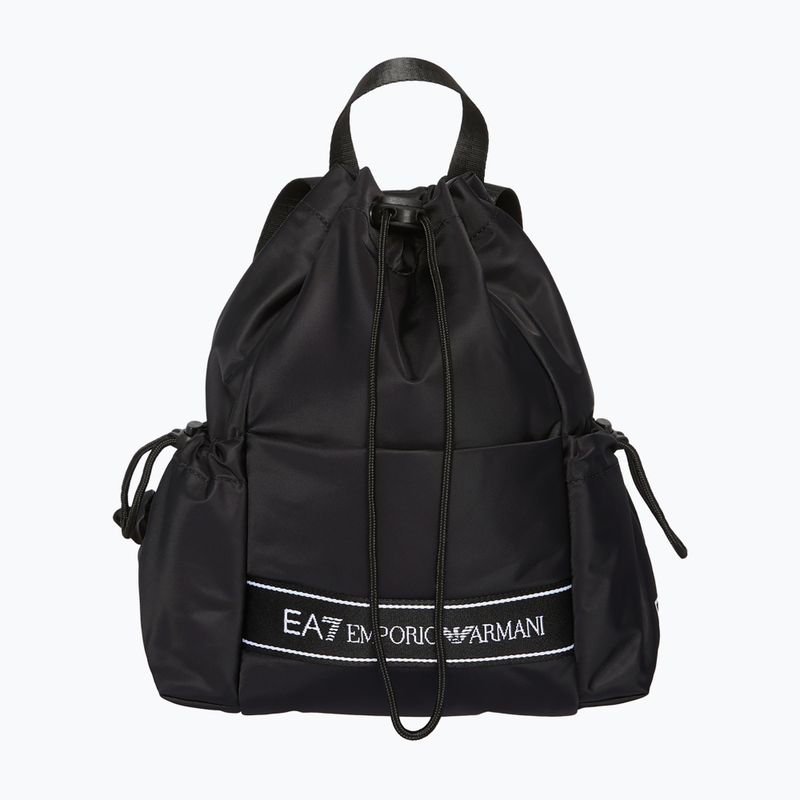 Moteriška kuprinė EA7 Emporio Armani Train Logo Tape black