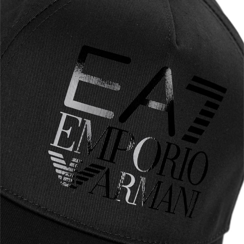 Moteriška kepuraitė su snapeliu EA7 Emporio Armani Train Logo Series black 3