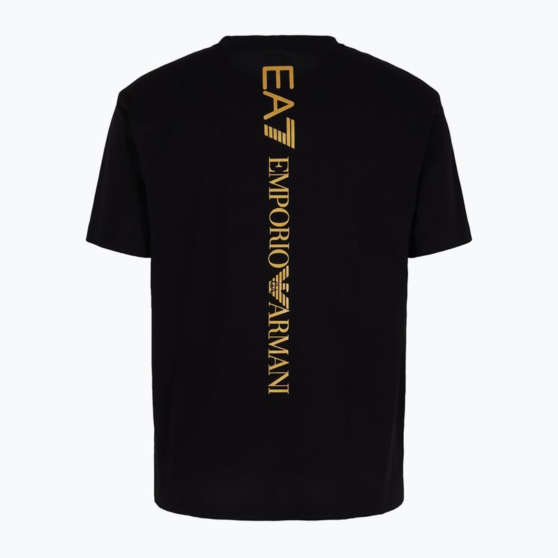 Vyriški marškinėliai EA7 Emporio Armani Train Series Extended Logo black 2