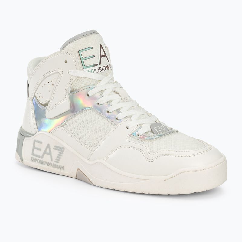 Batai EA7 Emporio Armani Basket Mid white/iridescent