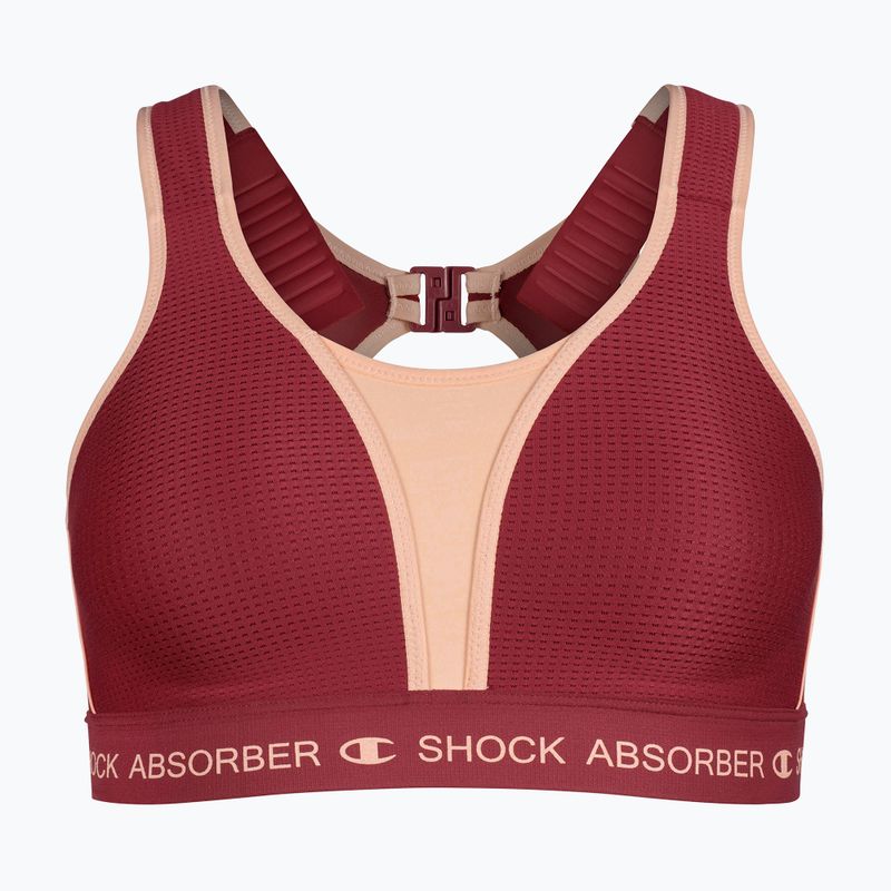 Treniruočių liemenėlė Shock Absorber Ultimate Run Bra Padded tibetan red 6