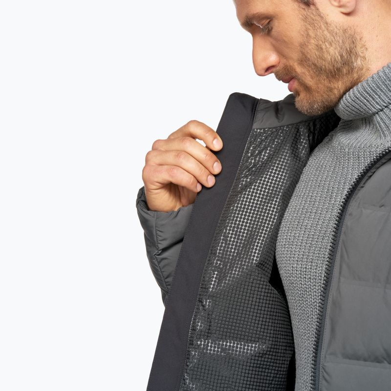 Vyriška pašiltinta striukė Geox Spherica™ Parka asphalt 4
