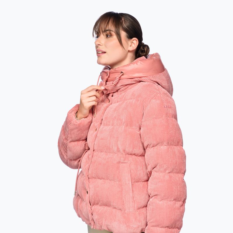 Moteriška pašiltinta striukė Geox Loisia Parka dusty rose 4