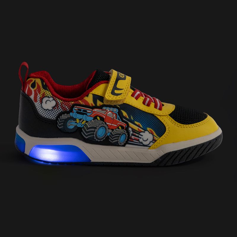 Vaikiški batai Geox Inek yellow/red 9