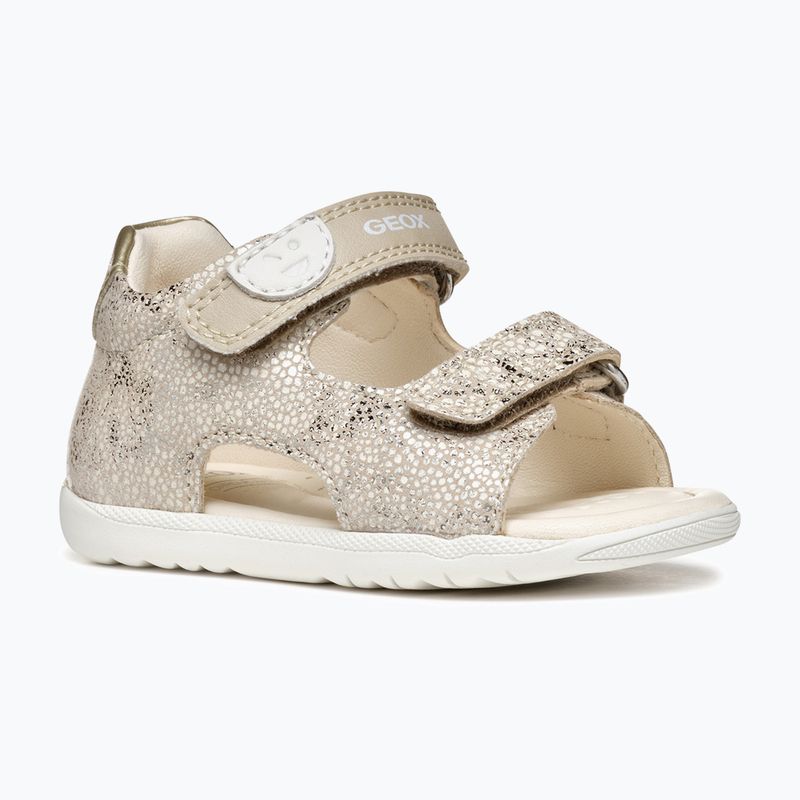 Vaikiški sandalai Geox Macchia white/gold 8