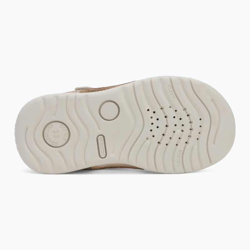 Vaikiški sandalai Geox Macchia white/gold 4
