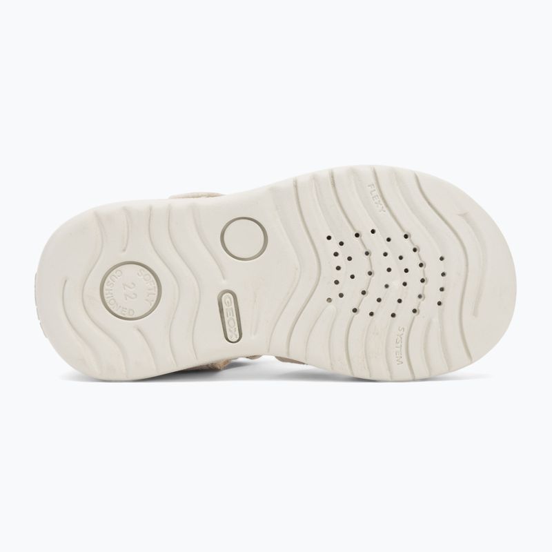 Vaikiški sandalai Geox Macchia white/silver 4